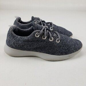 Allbirds Wool Runners Sneakers Gray Womens 8 Merino Lace Up Low Athletic Shoes